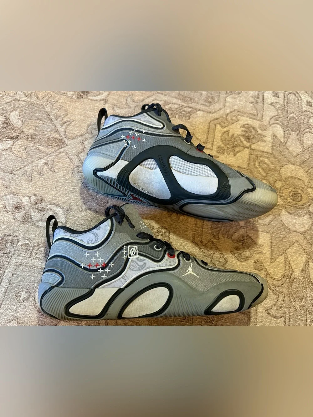 Mens Nike Air Jordan Tatum 3 Particle Grey Tint
